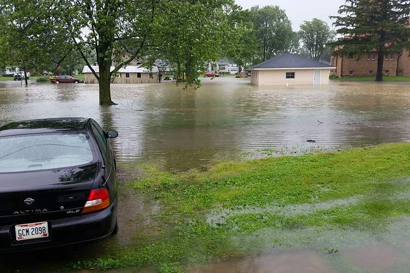 Record rainfall floods northwest Ohio The Blade