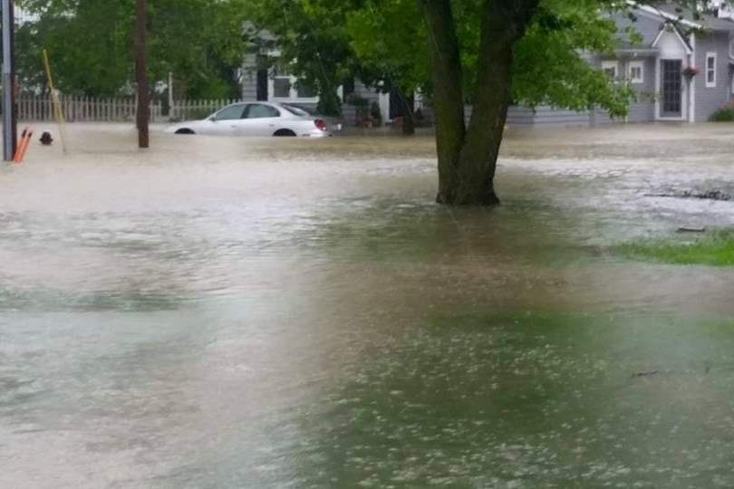 Record rainfall floods northwest Ohio The Blade