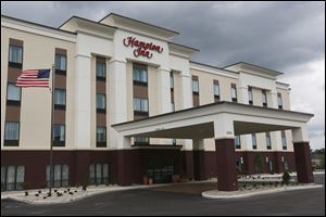 A Hampton Inn & Suites is open at 2931 Navarre Ave. in Oregon. Including the hotels under construction, within two years, the metro area will add more than 500 rooms. Nationwide, more than 150,000 rooms are in the works, most of them in hotels with limited service.
