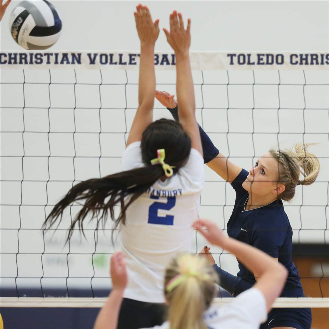 IN PICTURES Toledo ChristianDanbury volleyball The Blade