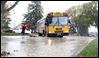 School bus caught in sinkhole