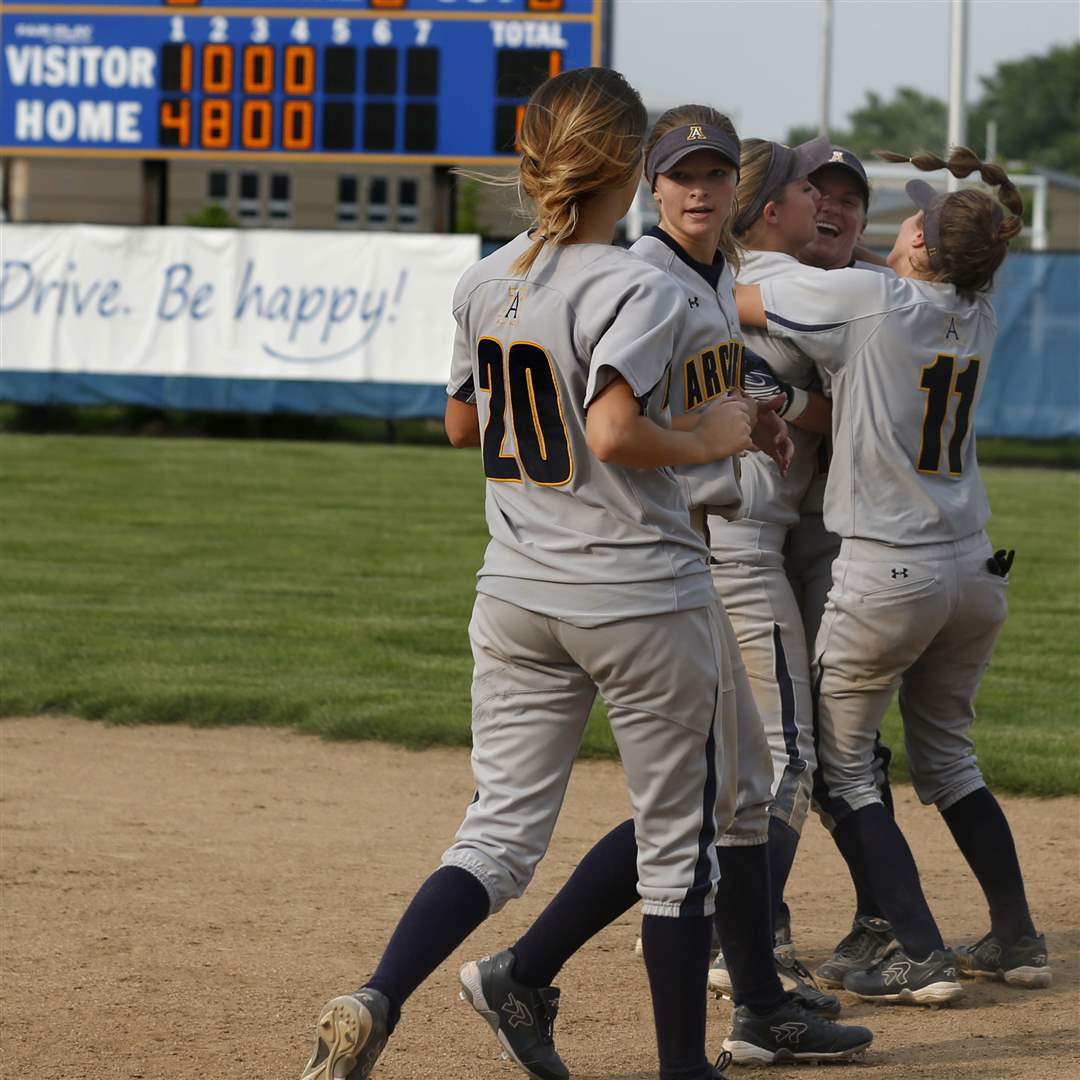 IN PICTURES Archbold softball downs Paulding The Blade