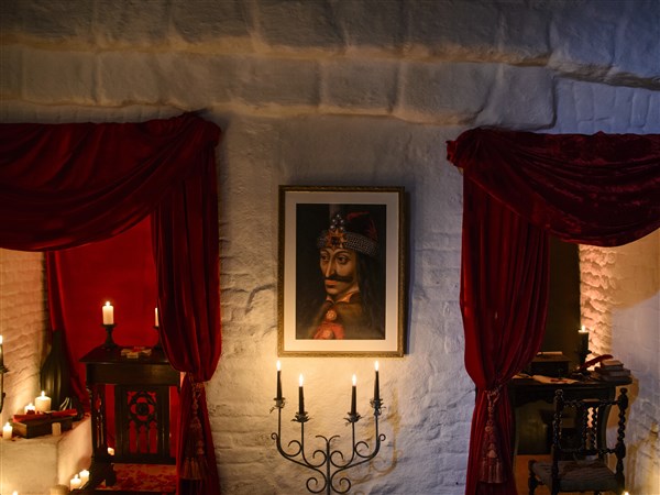 Spend 1 terrifying night in Dracula's castle