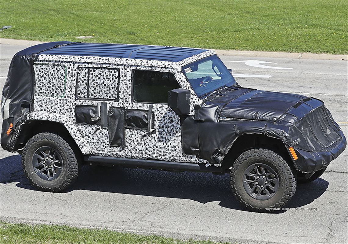 Next-generation Jeep Wrangler under wraps | The Blade