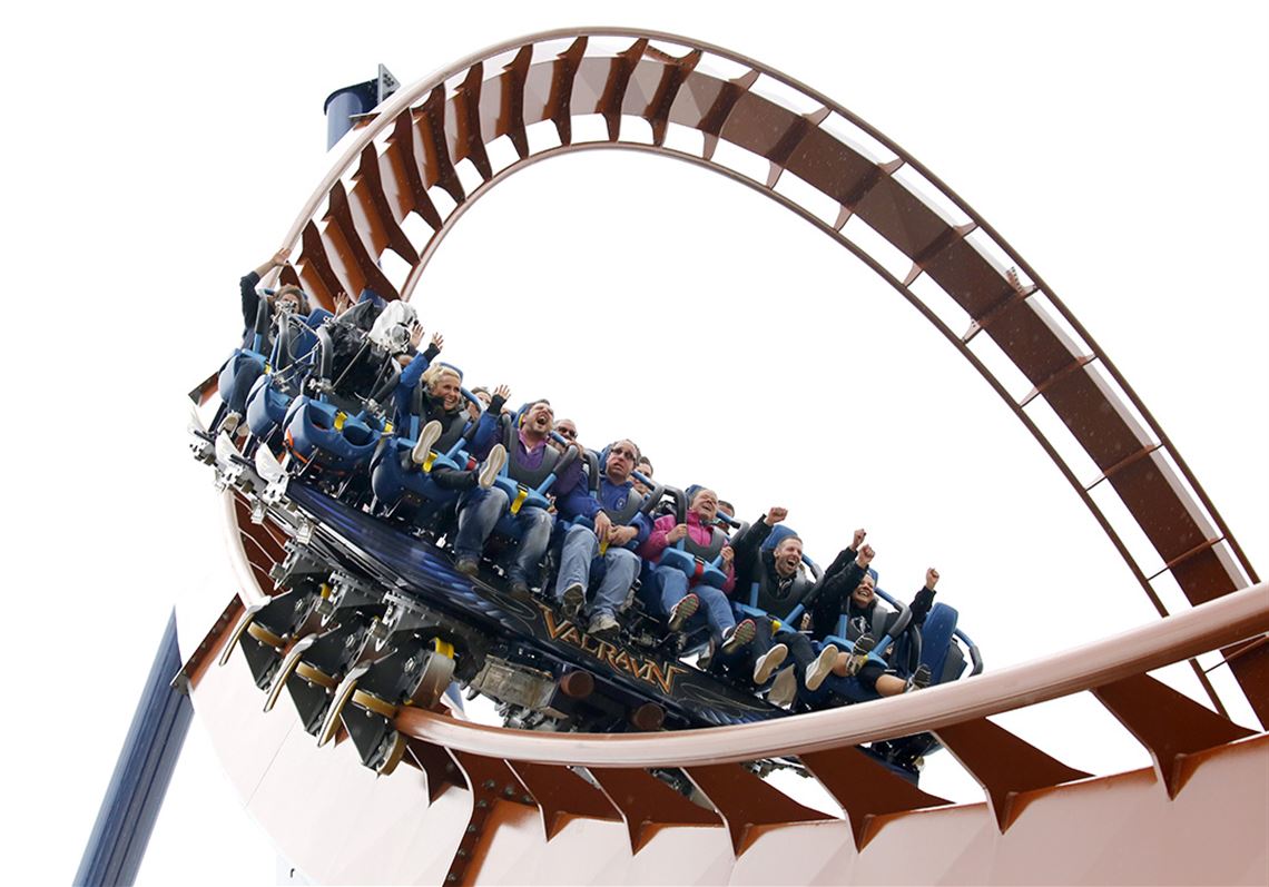 Coaster enthusiasts enjoy the Valravn coaster at Cedar Point, which will open for the season May 6.