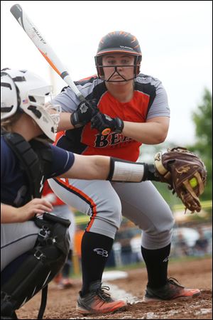 Gibsonburg's Aubrey Fleming is a dual-threat who can make noise in the circle or at the plate.