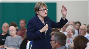 U.S. Rep. Marcy Kaptur hosts a Congressional Listening Session Tuesday at Old Orchard Elementary School in Toledo.