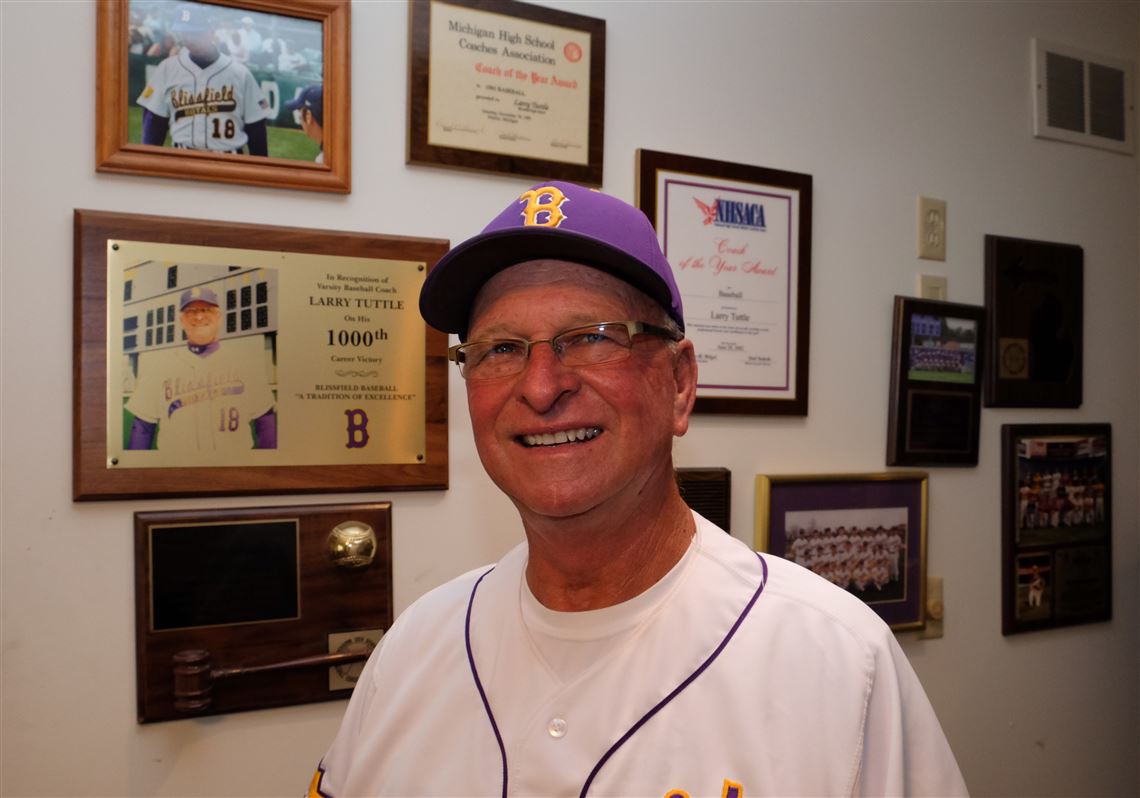 Blissfield baseball coach Larry Tuttle recently finished his 50th year in c...