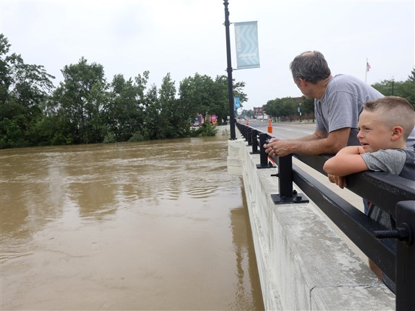 Floodwaters Plague Findlay Again Toledo Blade