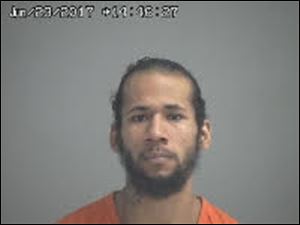 The Sandusky County Sheriff’s Office said Mickey M. Hardy, 37, and Jordan M. Chapman (pictured), 26, escaped from the Sandusky County Jail at about 2:30 p.m. on Monday.