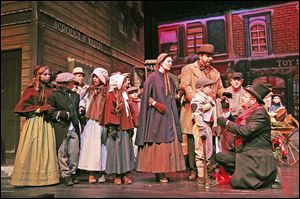 Toledo Rep's production of 'A Christmas Carol' returns this year to the Valentine.