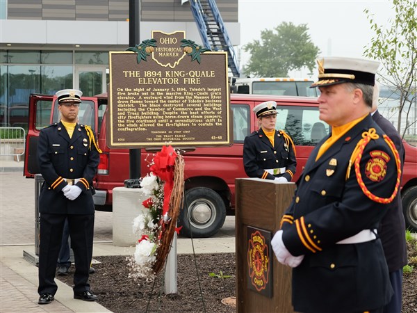 Historical marker recognizes fallen Toledo firefighter | The Blade