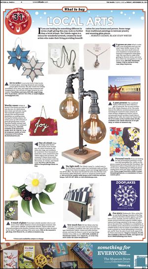 Local Arts holiday gift guide.