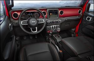 A look inside the 2018 Jeep® Wrangler Rubicon.