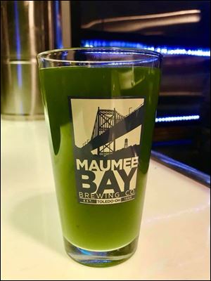 Maumee Bay Brewing Company has introduced a green 