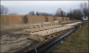 Construction on what will be a 23-bed geriatric psychiatric hospital located on King Road near Sylvania Avenue in Sylvania Township.