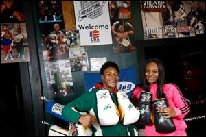 Oshae Jones, left, and her brother Otha Jones III, 17, recently took first place in their divisions at 2017 USA Boxing Elite and Youth National Championships & Junior and Prep Open in Salt Lake City, Utah.