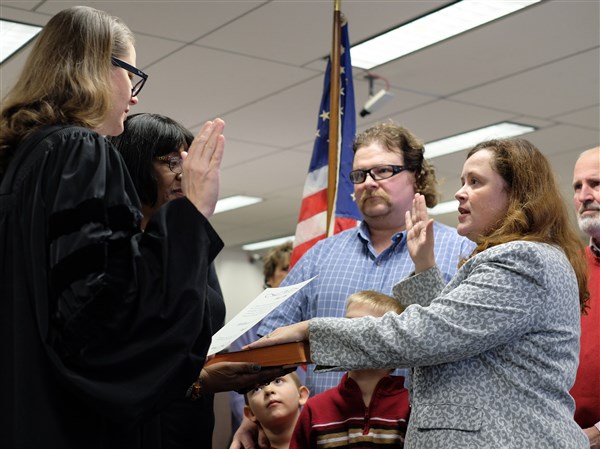 Webb takes oath as new Lucas County Treasurer | The Blade