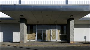 The entrance to the closed Sears store at 3408 W. Central Ave.  