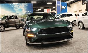 Preparations are made for the opening of the 2018 Greater Toledo Auto Show at the SeaGate Convention Centre in Toledo. The show runs through Sunday, February 11.