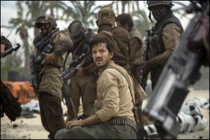 Diego Luna as Cassian Andor appears in a scene from, 