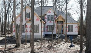 A home under construction in the Preserve development off of North Texas Street Tuesday, February 27, 2018 in Whitehouse.