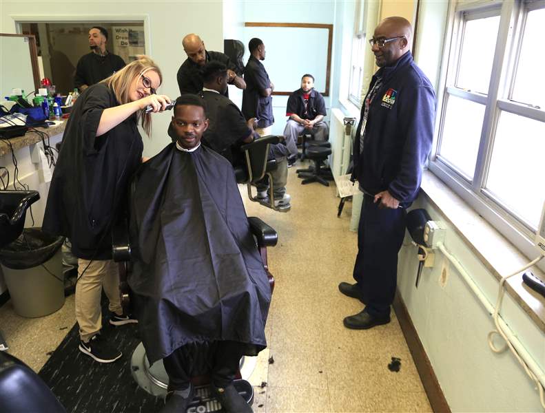 Making the cut Practice makes perfect for barbering students The Blade