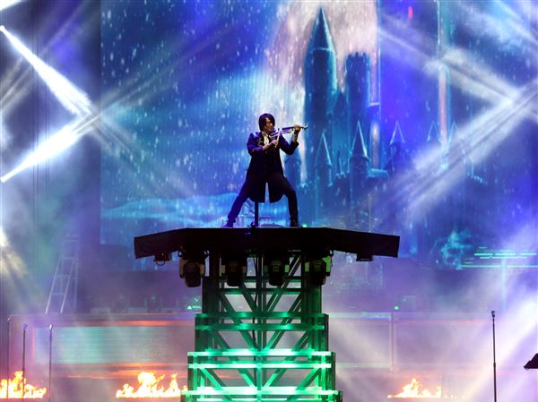 Trans-Siberian Orchestra performs at the Huntington Center on Dec. 1, 2017.