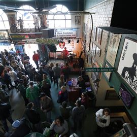 A packed house listens to music at The Village Idiot during the Acoustics for Autism event in 2017.