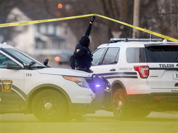 Toledo police officer unharmed after being shot at Friday | The Blade