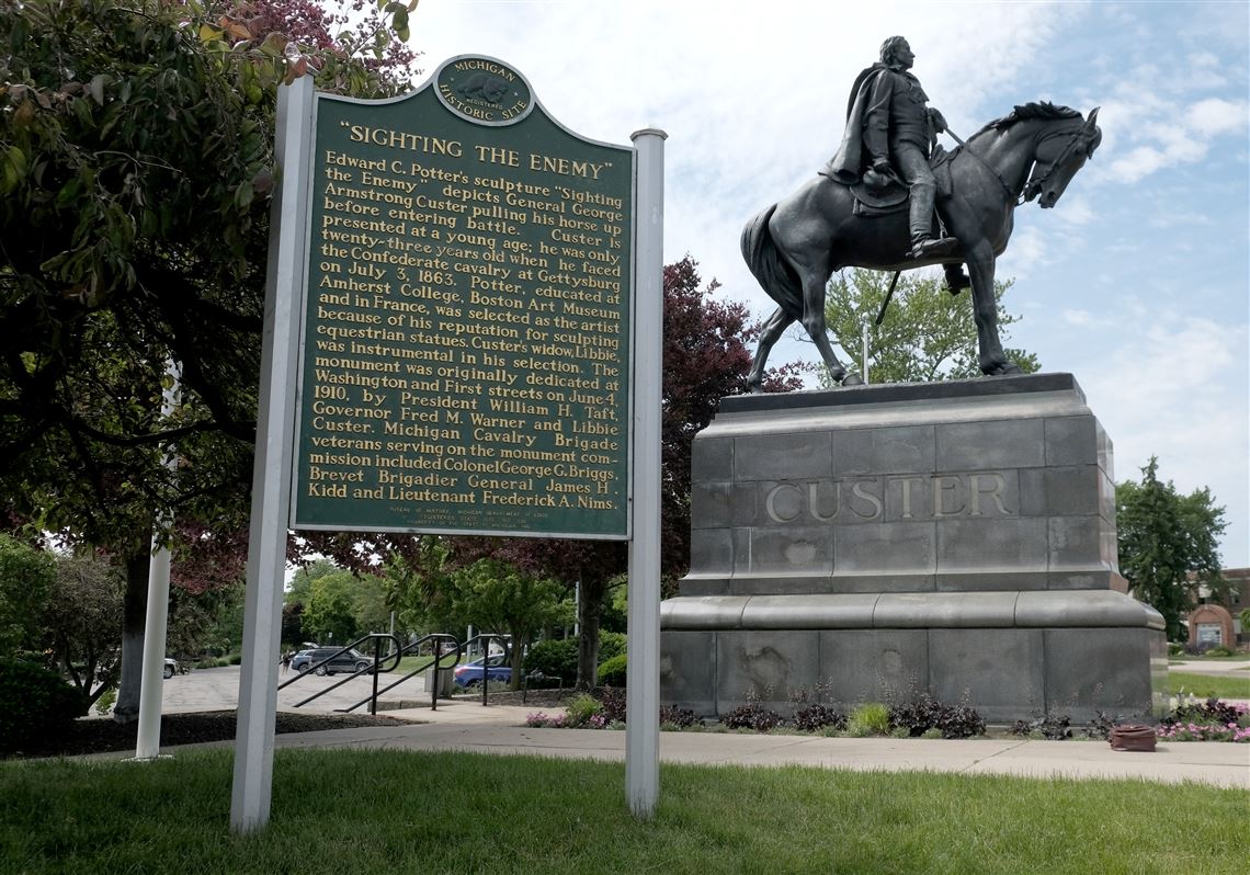 Monroe S Custer Statue Targeted In Online Petitions Seeking