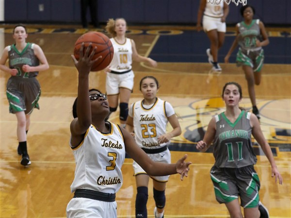 High school basketball Toledo Christian girls knock off