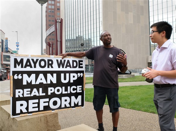 Harold Harris advocates for ‘Real Police Reform’ on the streets of ...