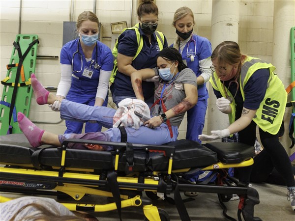 Mercy College disaster drill prepares students