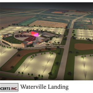 An artist's rendering of the proposed Waterville outdoor amphitheater. 
