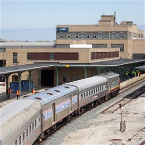Activity on the platform at Toledou2019s Central Union Terminal can be seen May, 4 as filming was scheduled to get underway for the Tom Hanks movie 'A Man Called Otto.u2019  