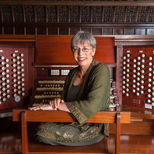Organist Gail Archer performed the music from her recent album of Ukrainian works at Zoar Lutheran Church in November. (BUCK ENNIS)