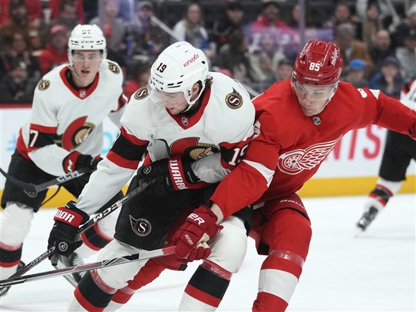 Batherson helps Sens beat Red Wings 6-3 for 4th straight win