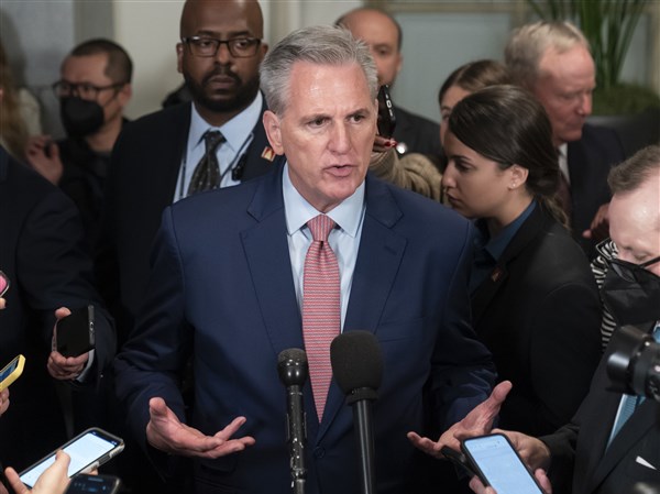 McCarthy vows to stay in speaker's race, with Trump backing | The Blade