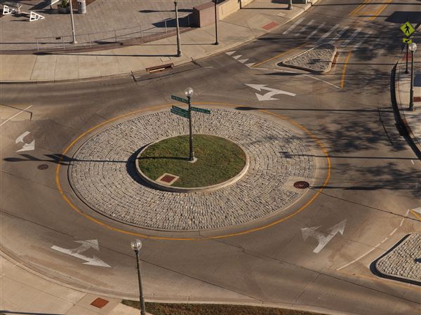 Roundabout construction set for Bowling Green