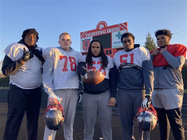 Offensive line at the heart of recent Central Catholic football success
