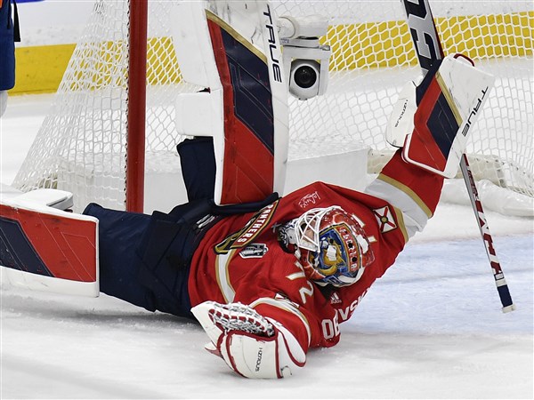 Stanley Cup: Bobrovsky makes 32 saves as Panthers shut out Oilers in ...