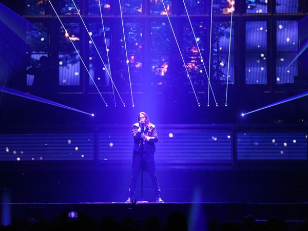Trans-Siberian Orchestra performs at the Huntington Center on Dec. 1, 2017.