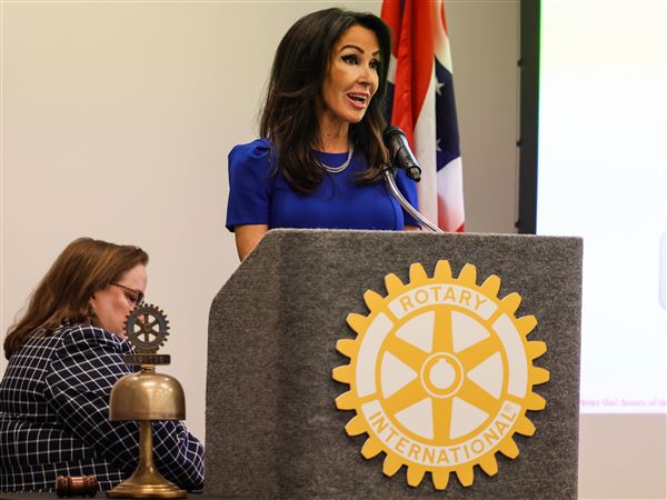 Girl Scouts of Western Ohio give Ohio State of the Girl report at Rotary luncheon