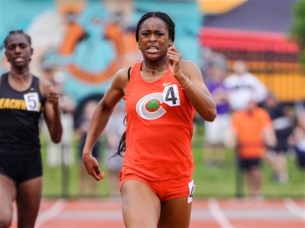 Division II track and field: Central Catholic's King sweeps sprint ...