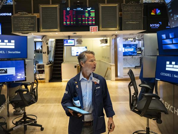 Dow leaps 585 points as U.S. stocks win back most of Friday's wipeout