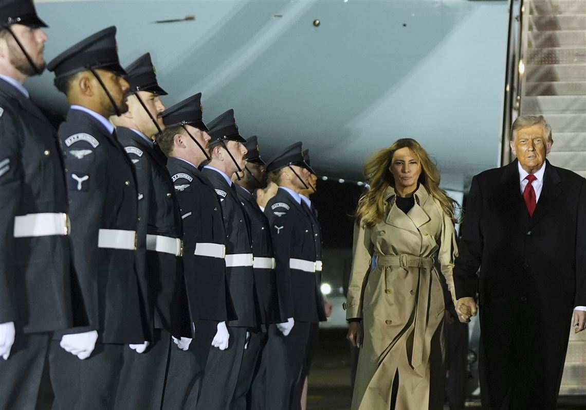 King Charles III greets Trump in Windsor, kicking off the president's second state visit to the UK | The Blade