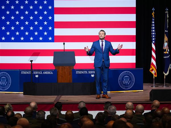 Hegseth declares an end to 'politically correct' leadership in the U.S. military