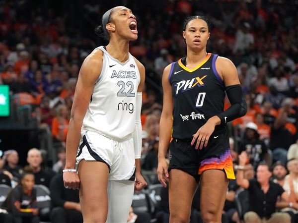 Wilson hits last-second jumper to lift Aces over Mercury 90-88 for a 3-0 lead in the WNBA Finals
