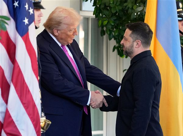 Trump and Zelensky hold talks, with US leader showing hesitance to send Kyiv Tomahawk missiles